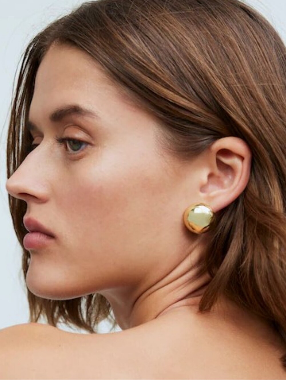 Madewell Button Stud Earrings NWT